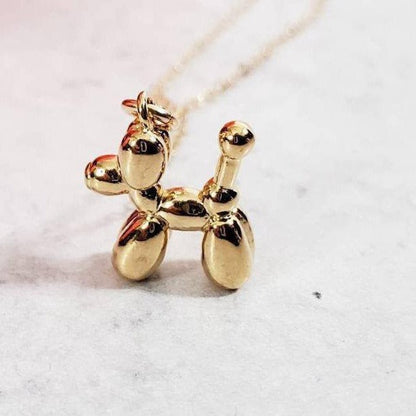 Balloon Dog Necklace by Salt and Sparkle