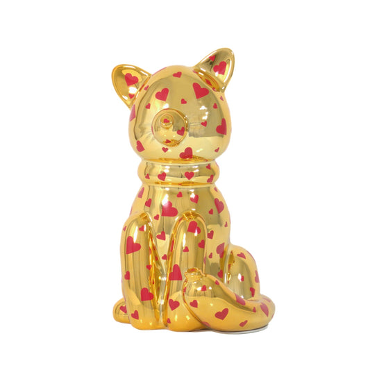 Balloon Money Bank Cat w/Decorations by Made By Humans