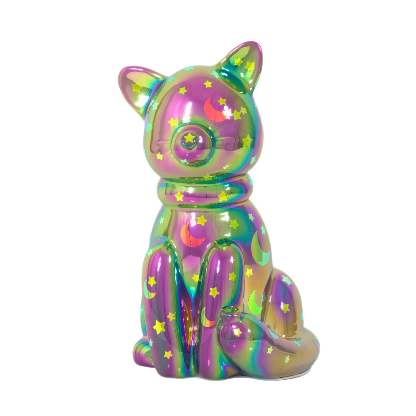 Balloon Money Bank Cat w/Decorations by Made By Humans