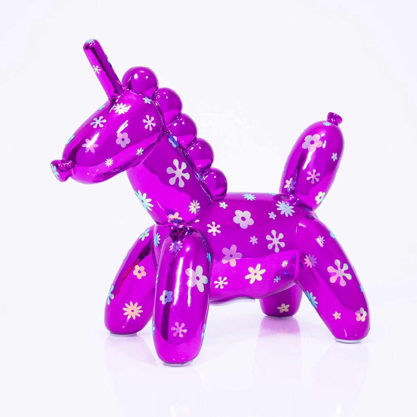 Balloon Money Bank - Large Unicorn w/Flowers by Made By Humans