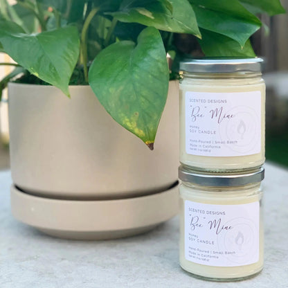 "Bee" Happy | Mommy to "Bee" Soy Candle - Honey Scent by Scented Designs Candle Company