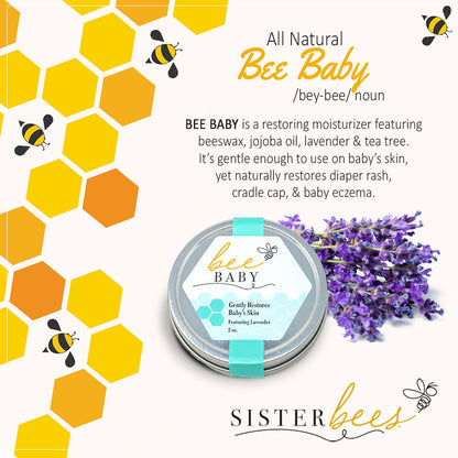 Bee Baby - Gently Restores Baby's Skin - Travel Size by Sister Bees