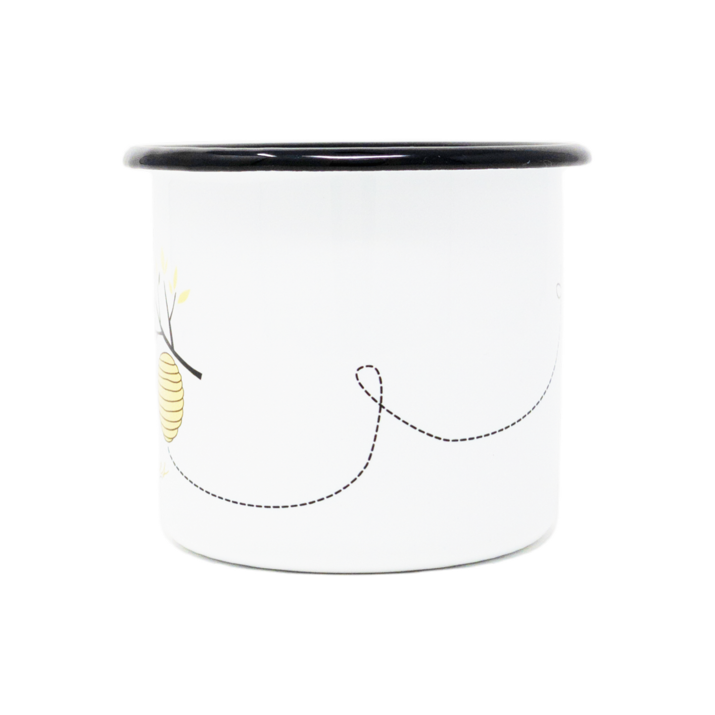 12oz Enamel Bee Love Mug by Sister Bees