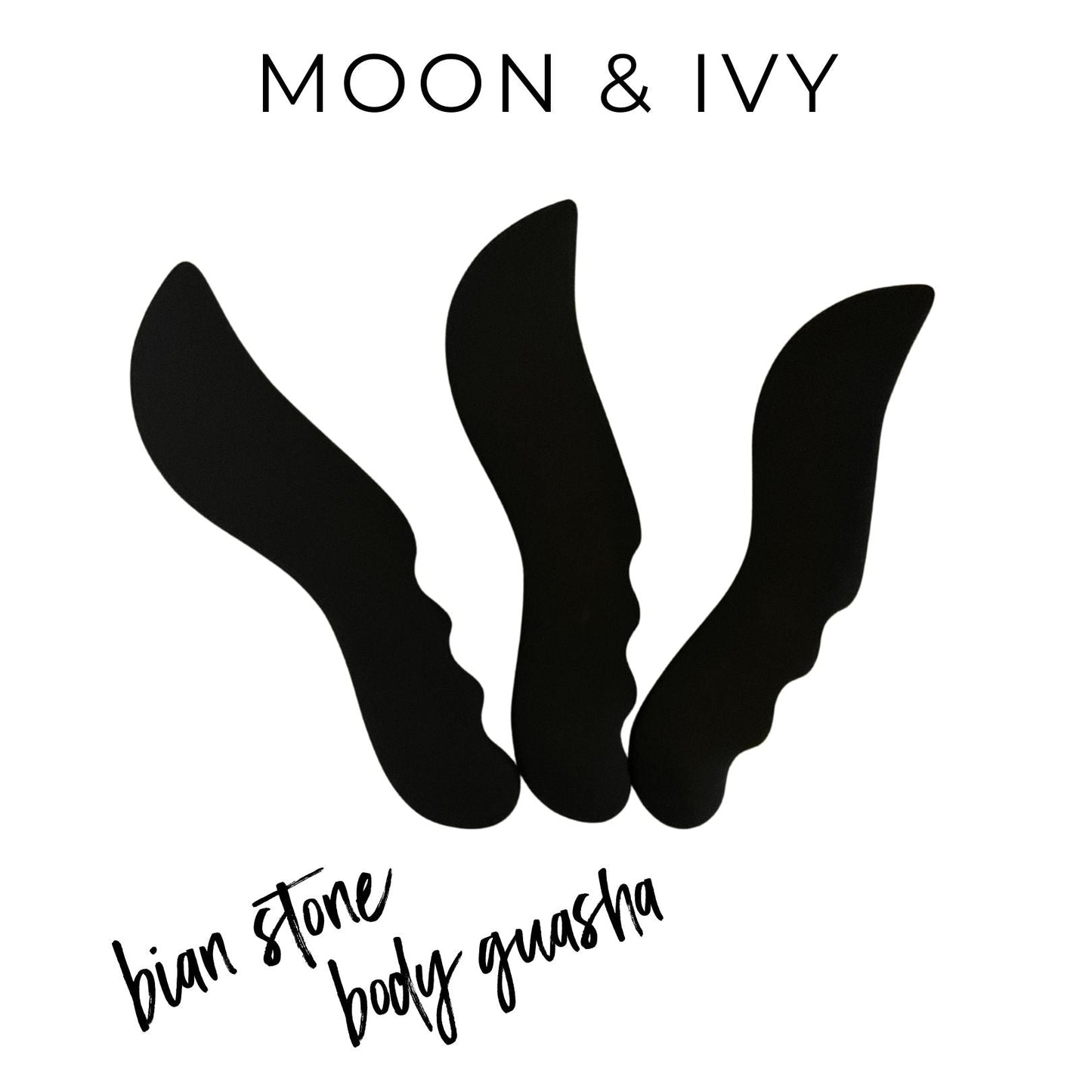 Bian Stone Body Sculpting GuaSha by Moon & Ivy