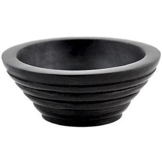 Soapstone Smudge Pot and Charcoal Burner 2"H 5" D by OMSutra