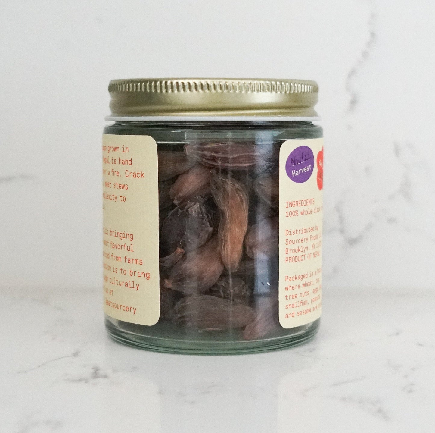 Sourcery Black Cardamom - 6 Jars x 1 Case by Farm2Me