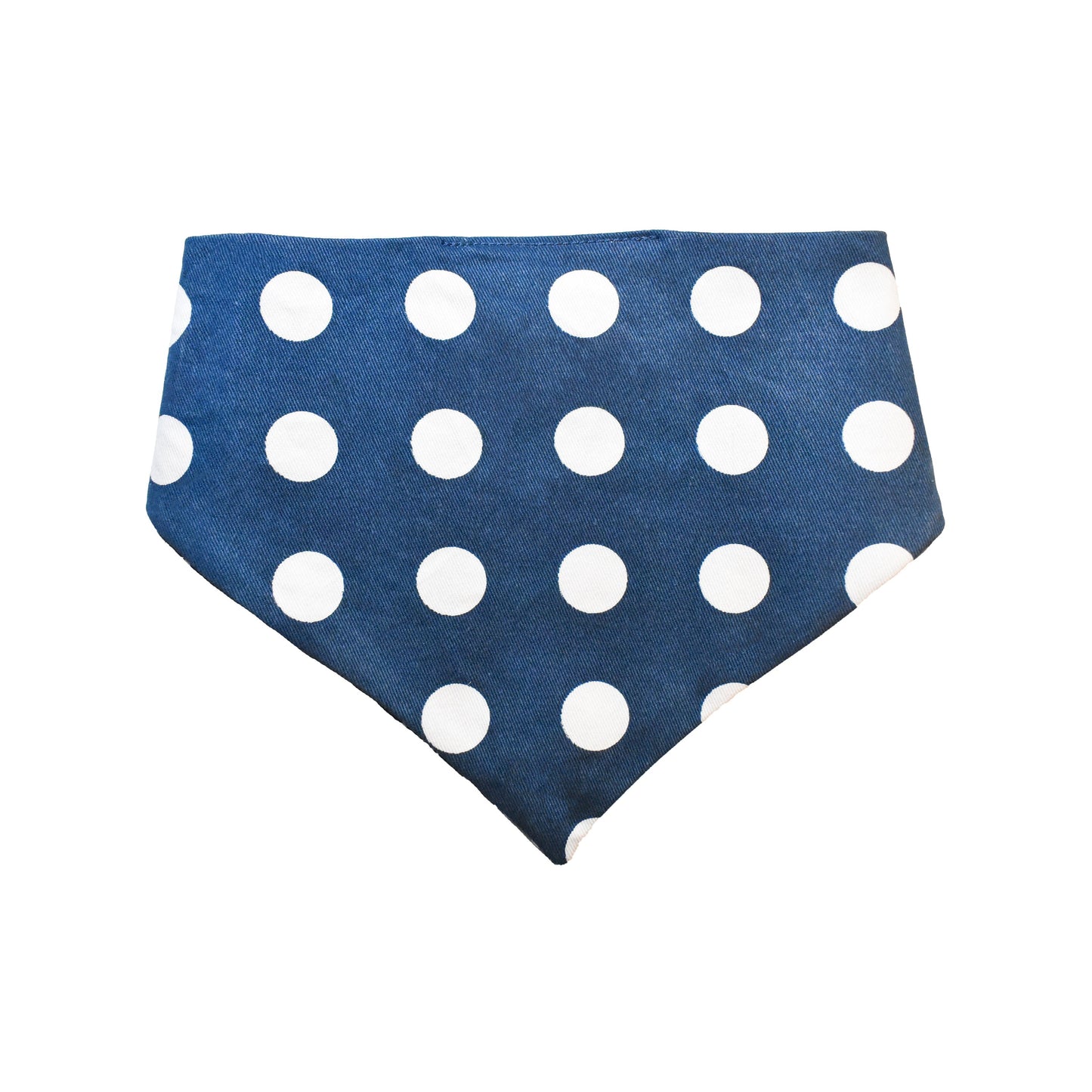 Navy Anchors Reversible Dog Bandana by Uptown Pups