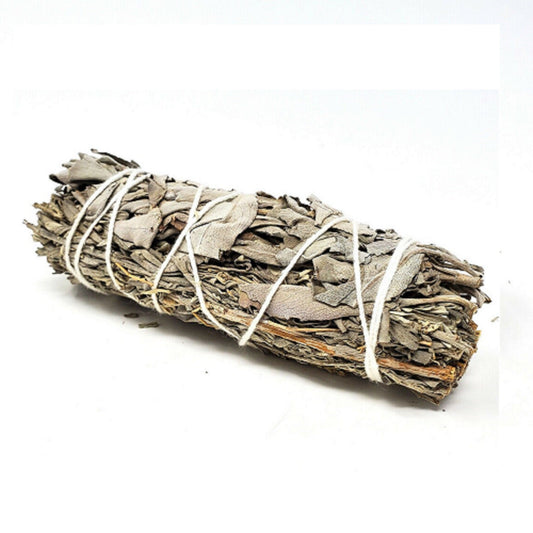 White Sage & Blue Sage Smudge Stick 3-4" by OMSutra