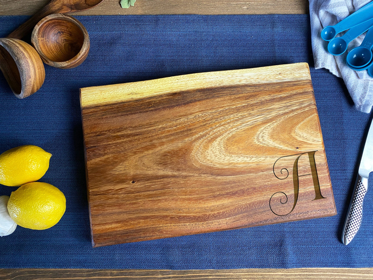 Small Live Edge Square End Board by Tuckahoe Hardwoods