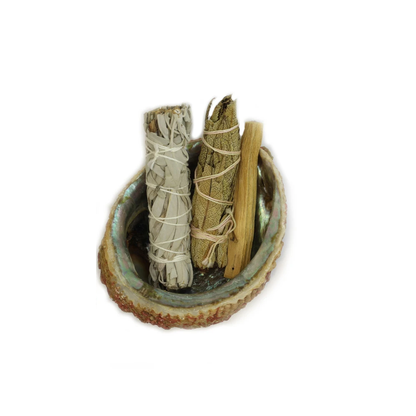 Smudge Ash Tray Burner - Abalone shell - Large 5"-6" by OMSutra