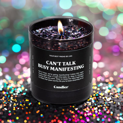 CANT TALK BUSY MANIFESTING CANDLE by Shop Ryan Porter