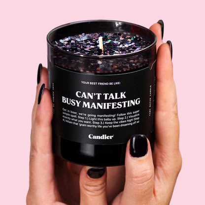 CANT TALK BUSY MANIFESTING CANDLE by Shop Ryan Porter