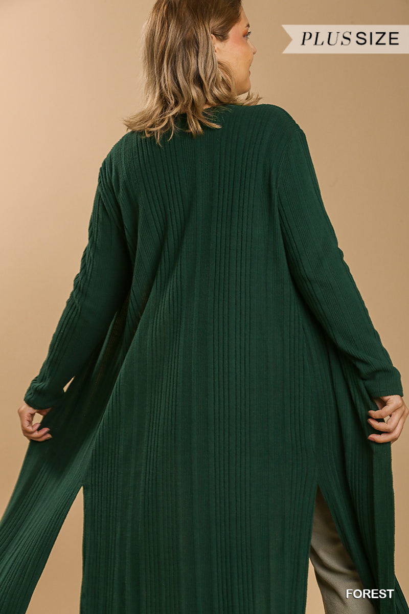 Open Front Long Body Cardigan by BlakWardrob