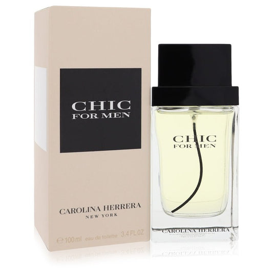 Chic by Carolina Herrera Eau De Toilette Spray 3.4 oz for Men by Avera Group