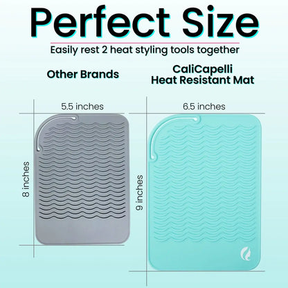 Pro Heat Resistant Mat (Mint) by Calicapelli Hair Tools