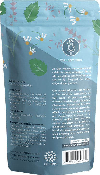 Second Trimester Calm Tea by Oat Mama