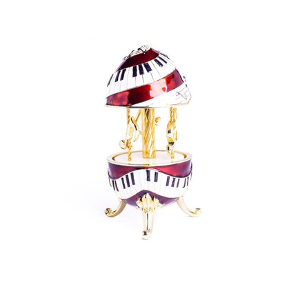 Piano Musical Carousel with Music Clef and Notes by Keren Kopal