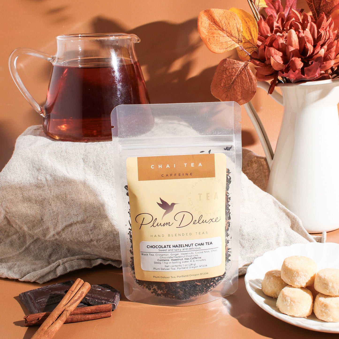 Chocolate Hazelnut Chai by Plum Deluxe Tea