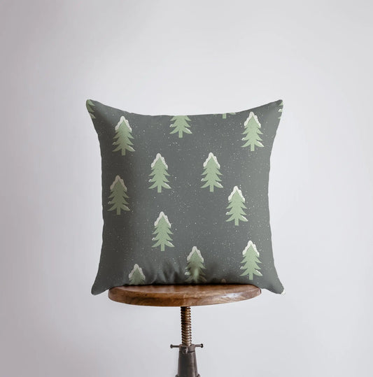 Christmas Trees | Throw Pillow | Pillow Cover | Snow Flakes | Trees | Home Decor | Winter Décor | Christmas tree | Christmas Gifts by UniikPillows