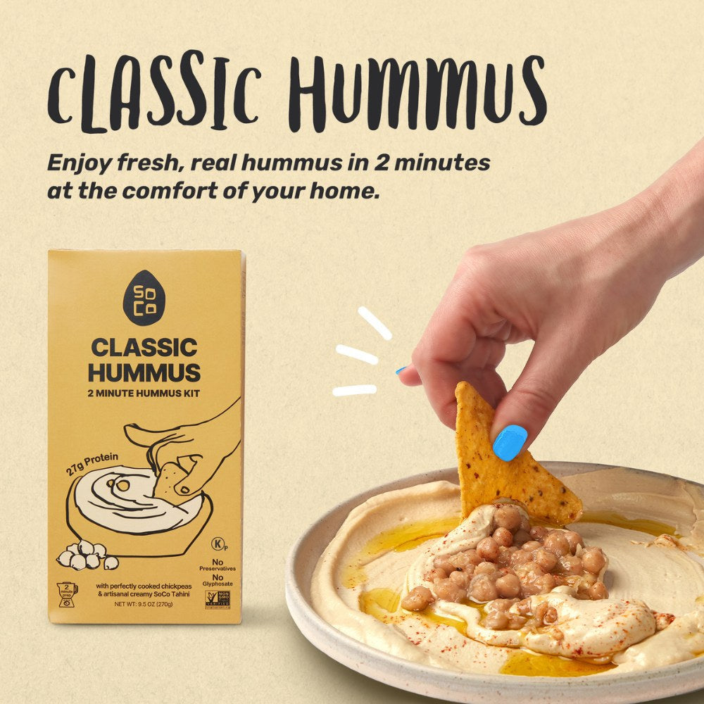 2 Minute Kit - Classic Hummus by eatsoco