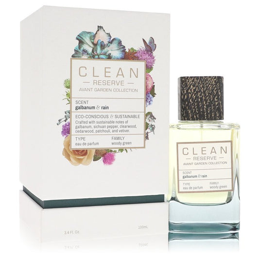 Clean Reserve Galbanum & Rain by Clean Eau De Parfum Spray (Unisex) 3.4 oz for Women by Avera Group