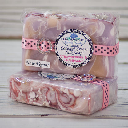 VEGAN Coconut Cream Silk Soap by Handmade Natural Beauty