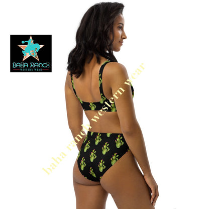 Yeehaw All Over Cactus Bikini by Baha Ranch Western Wear