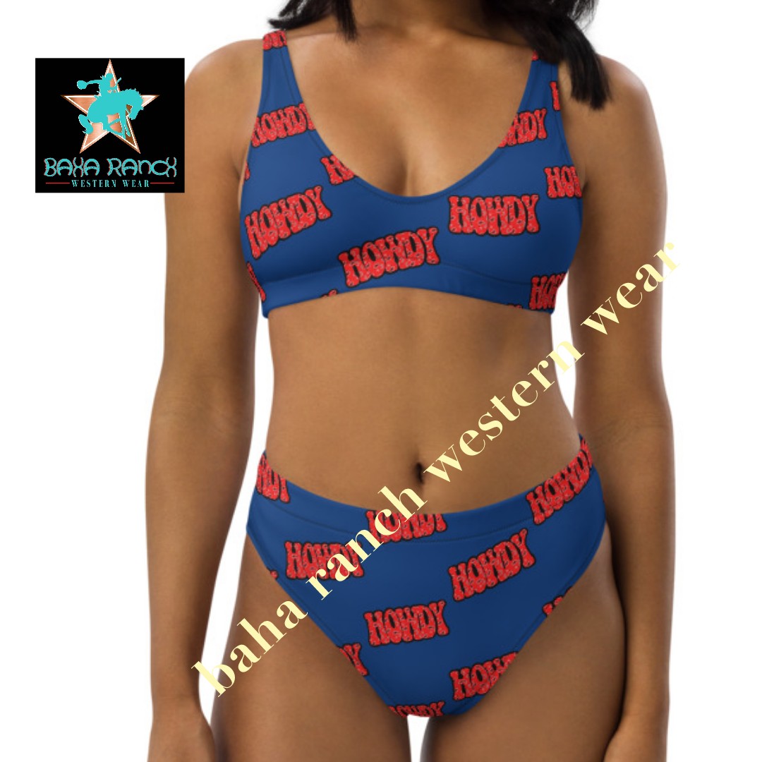 Yeehaw Howdy Bikini by Baha Ranch Western Wear