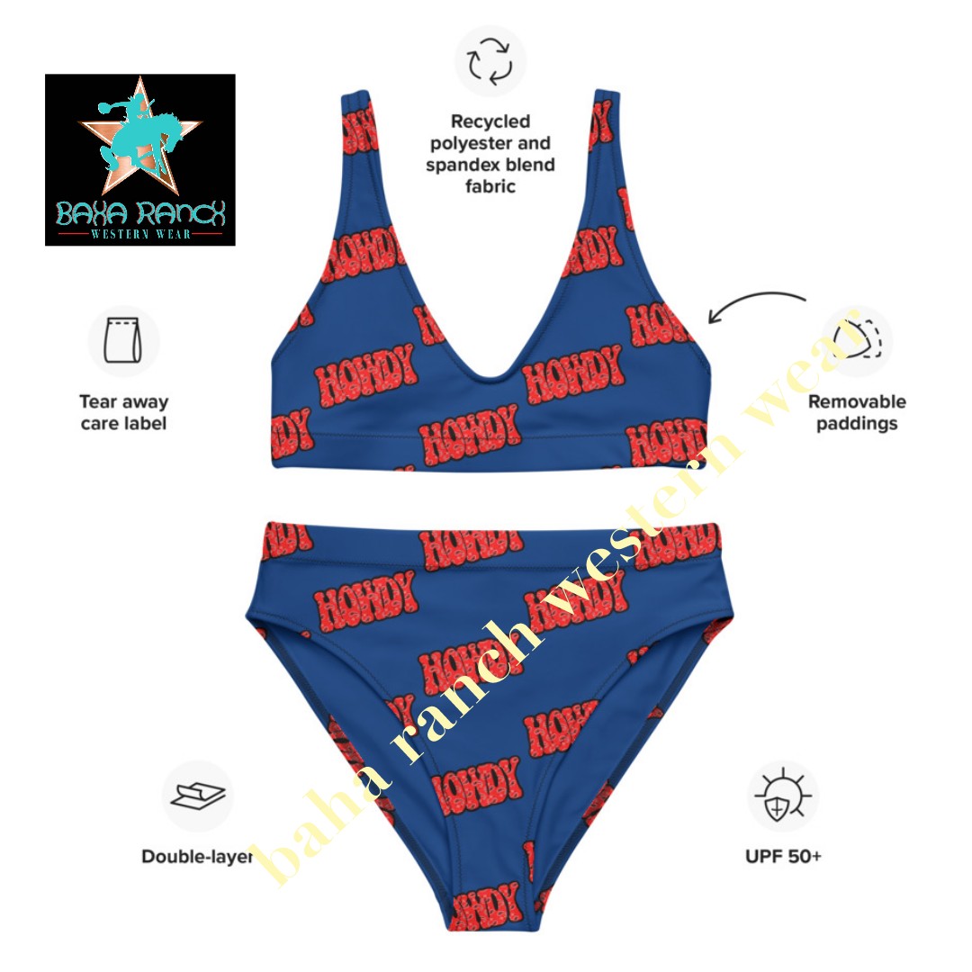 Yeehaw Howdy Bikini by Baha Ranch Western Wear