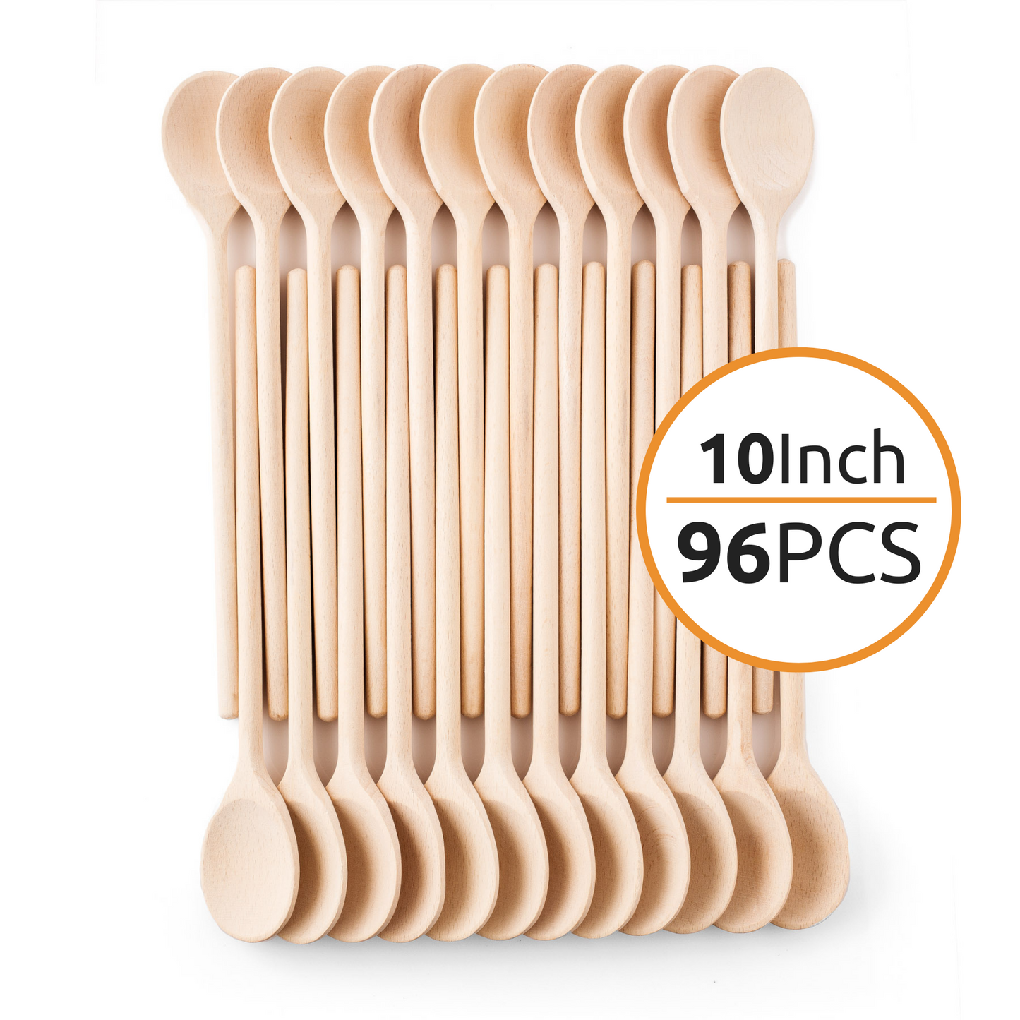 Mr. Woodware - Craft Wooden Spoons Bulk – 10 Inch – Set of 96 by Mr. Woodware