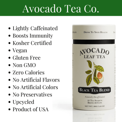 2 Pack Avocado Leaf Tea Black Tea Blend by Avocado Tea Co.