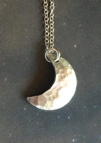 Crescent Moon Necklace by Jennifer Cervelli Jewelry