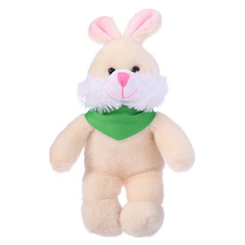 8" & 12" Soft Plush Bunny with Bandana by Plushland