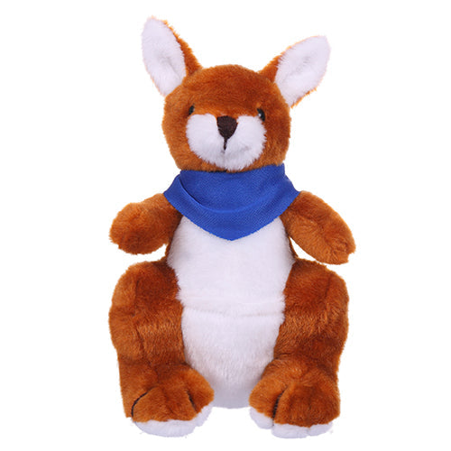 Soft Plush Kangaroo with Bandana by Plushland