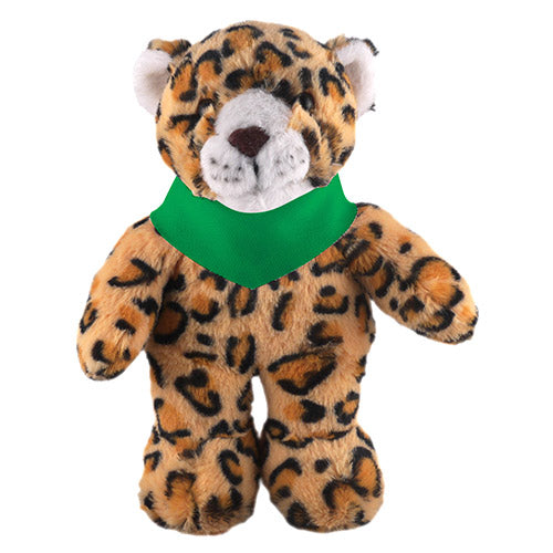 Soft Plush Stuffed Leopard with Bandana by Plushland