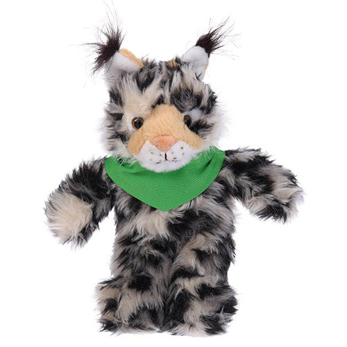 Soft Plush Stuffed Wild Cat (Lynx) with Bandana by Plushland