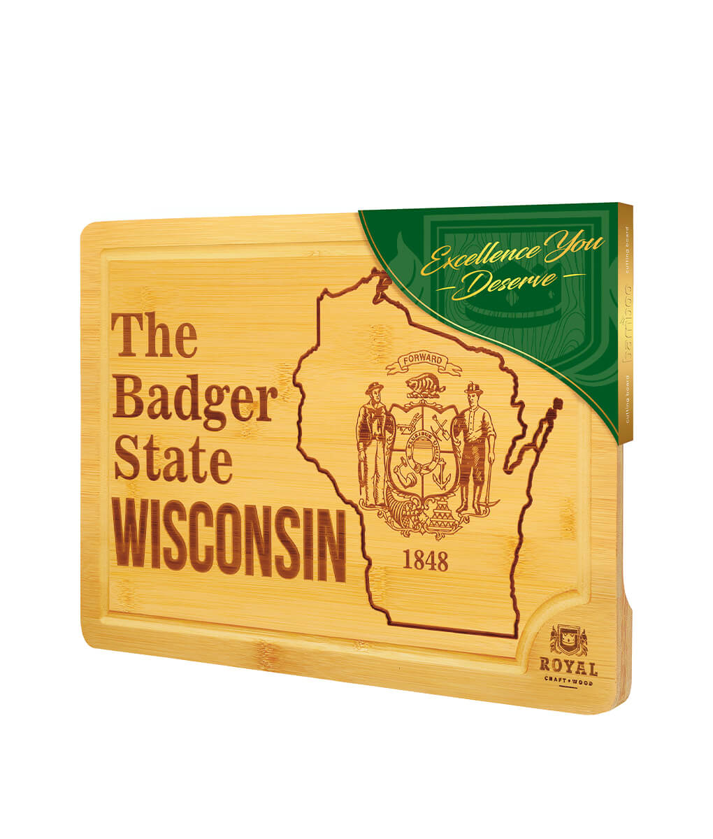 Wisconsin Cutting Board, 15x10" by Royal Craft Wood