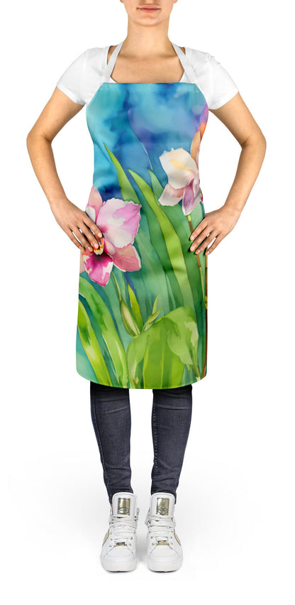 Orchids in Watercolor Apron by Caroline's Treasures