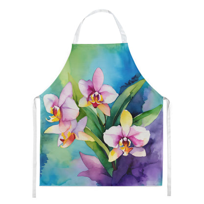 Orchids in Watercolor Apron by Caroline's Treasures