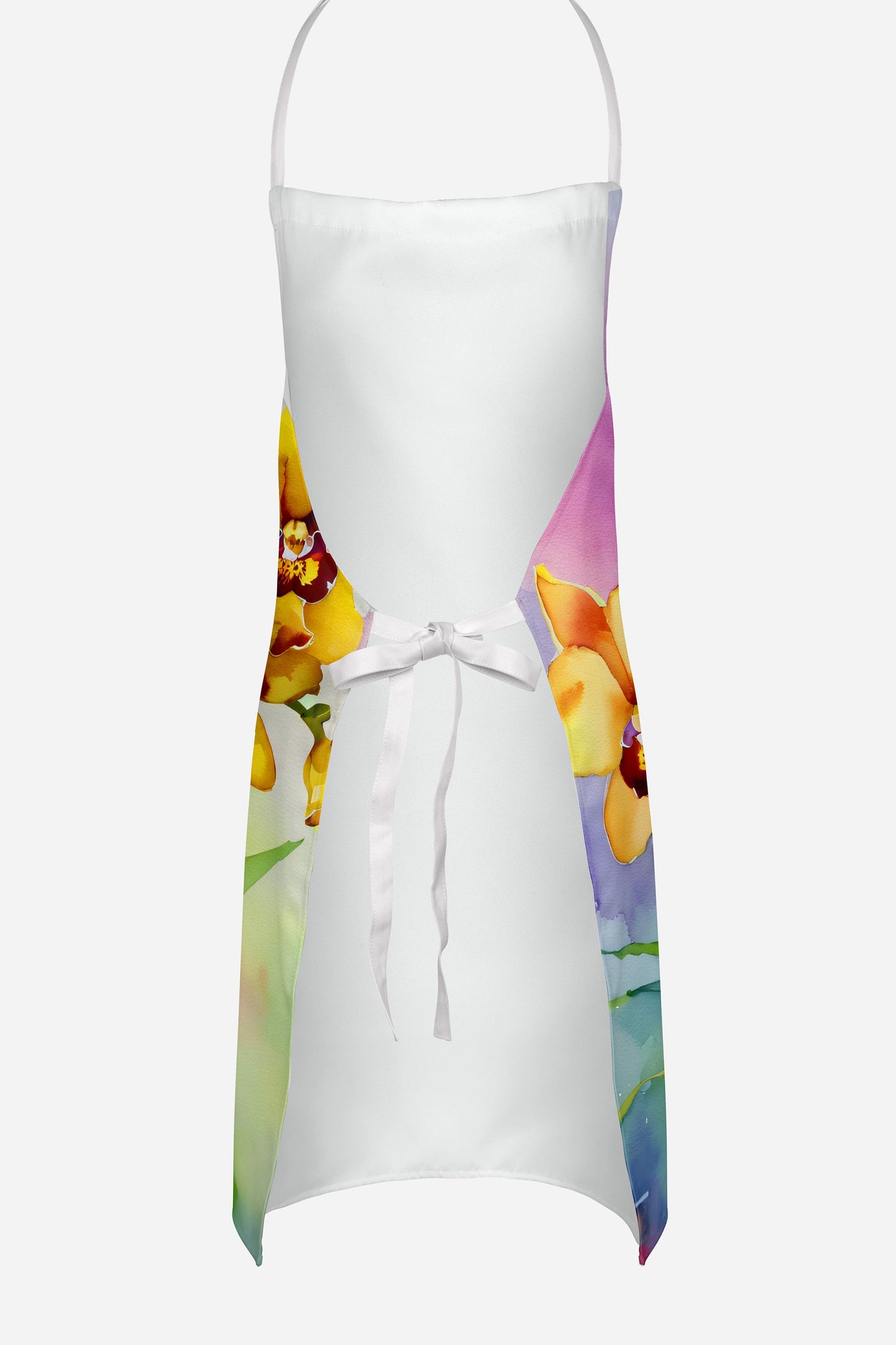 Orchids in Watercolor Apron by Caroline's Treasures