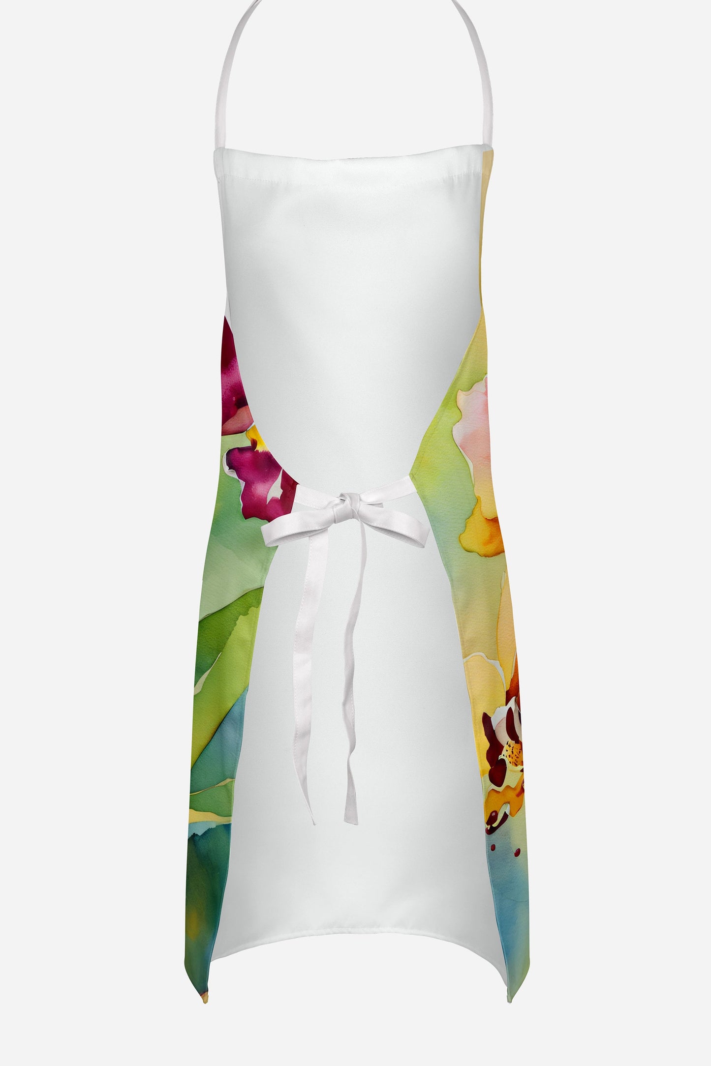 Orchids in Watercolor Apron by Caroline's Treasures