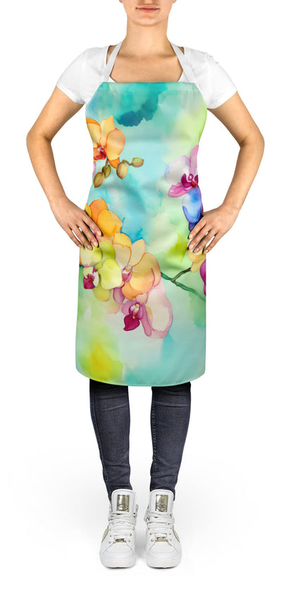 Orchids in Watercolor Apron by Caroline's Treasures