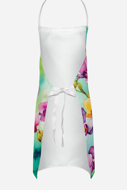 Orchids in Watercolor Apron by Caroline's Treasures