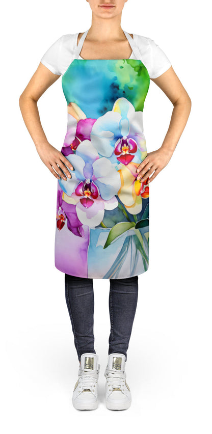 Orchids in Watercolor Apron by Caroline's Treasures