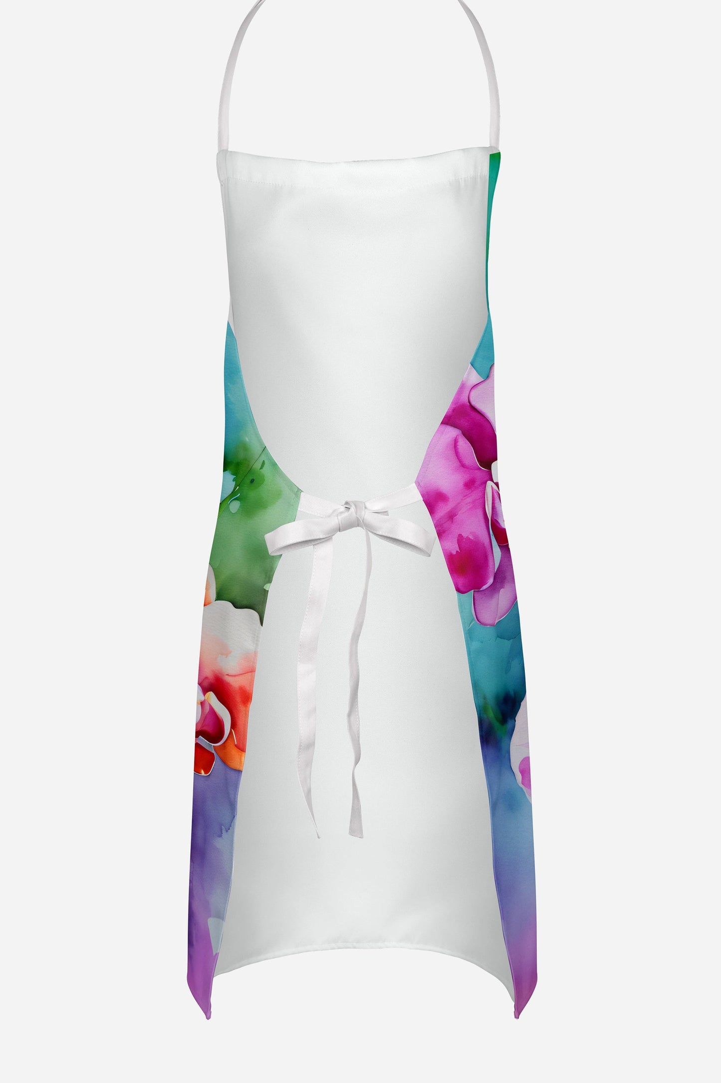 Orchids in Watercolor Apron by Caroline's Treasures