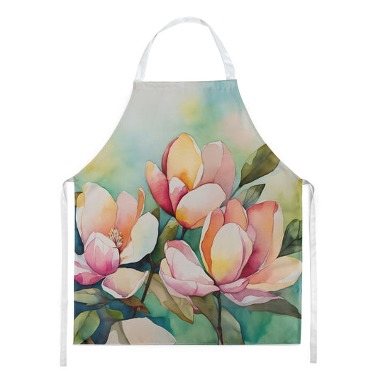 Mississippi Magnolia in Watercolor Apron by Caroline's Treasures