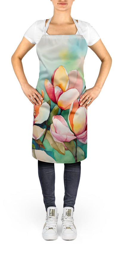 Mississippi Magnolia in Watercolor Apron by Caroline's Treasures