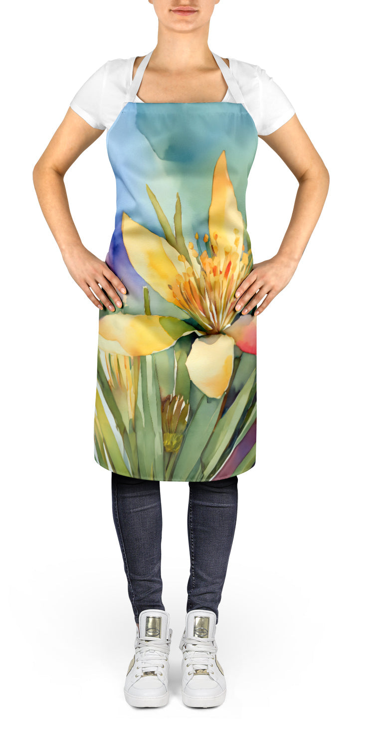 New Mexico Yucca Flower in Watercolor Apron by Caroline's Treasures