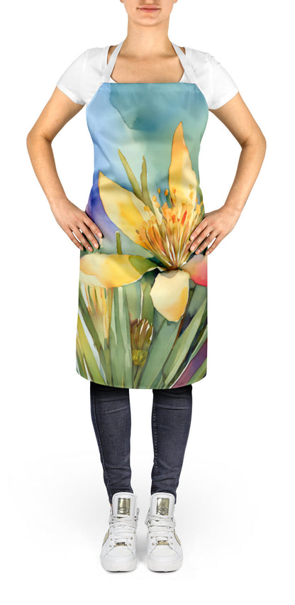 New Mexico Yucca Flower in Watercolor Apron by Caroline's Treasures