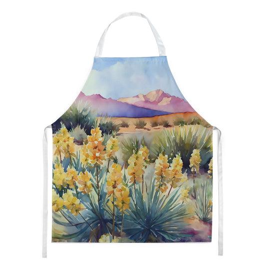 New Mexico Yucca Flower in Watercolor Apron by Caroline's Treasures